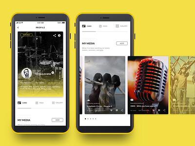 Jammcard redesign music app