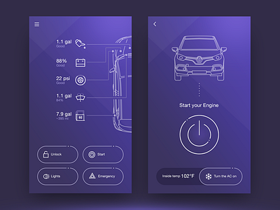 Car remote app