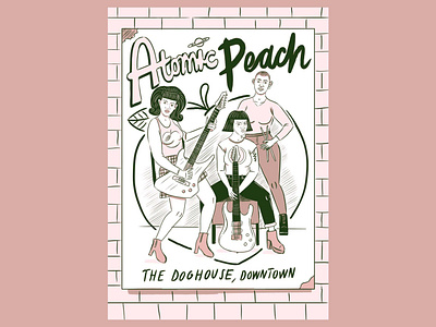 Atomic Peach - Comic Page comic comic art illustration ipad pro