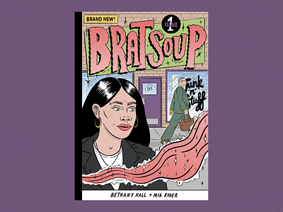 Brat Soup Issue #3 comic illustration ipad retro sketchbook