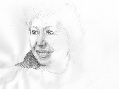 Mette Noorgard illustration pencil drawing portrait illustration sketch