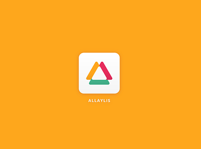 Daily UI 5 - App Icon - Allaylis app design flat icon logo minimal typography ui ux vector