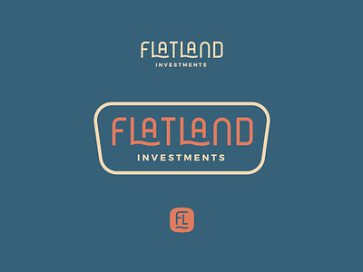 Flatland branding branding design color design identity identity design illustrator lockup logo logodesign logos logotype typography vector