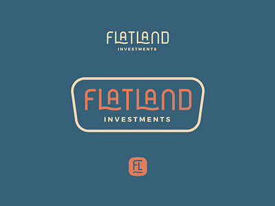 Flatland branding branding design color design identity identity design illustrator lockup logo logodesign logos logotype typography vector