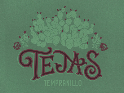 Tejas Temranillo design hand lettering illustration typography