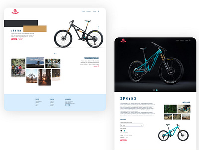 Roar Cycle Project bicycle shop branding design ecommerce ui ux web