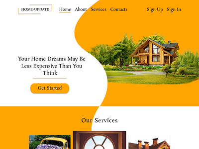 Home-Update creative design logo ui ux web design