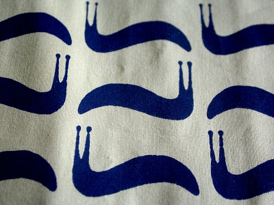 Screen Printed Slugs design illustration pattern and print screen print screen printed textile silkscreen slugs textile design textile pattern textiles