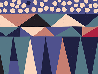 Yosemite Pattern california design illustration midcentury design modernism pattern pattern and print surface design surface pattern textile textile pattern