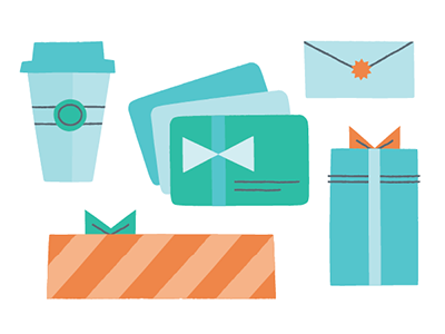 HR Cloud Web Illustration business editorial illustration gift gift card icon icon design icons illustration industry spot illustration technology