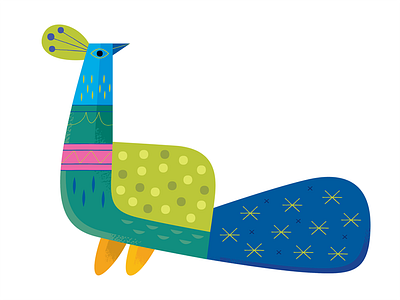 Pavo Real animals birds character design folk art illustration mexico pattern peacock toy design wildlife