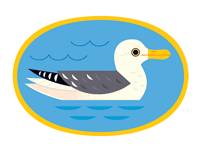 Seagull animal icons animals beach birds california icon design icons illustrations ocean sea life seagull