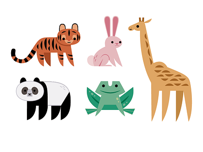 Animal Icons animal icons animals cute design icon icon design illustration kidlitart kids illustration logo nature vector wildlife