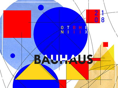 Bauhaus Themed Poster