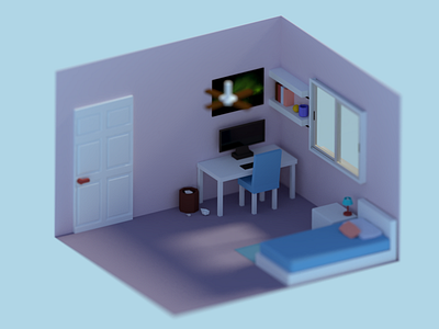 Low Poly: Small Room