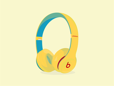 Beats 3d adobe illustrator design headphones illustration music vector