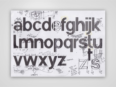 Typeface Development & Sketches