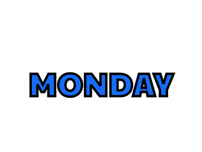 Monday Sticker digitalart gravitdesigner monday mondays sticker video