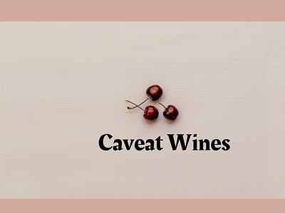 Caveat Wine design label labeldesign