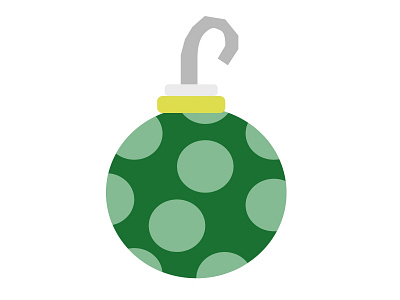 green oranment ball medium christmas tree crooked design gravit designer green illustration ornaments spots
