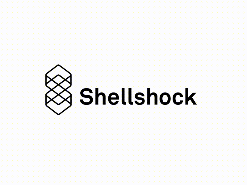 Company Responsive Logo animation brand design gif logo responsive shellshock weareshellshock