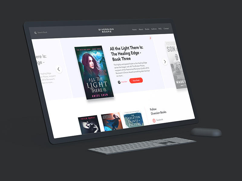 Diversion Books Responsive Design by Mark J. Mason on Dribbble