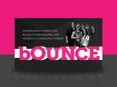 Bounce Business Card band business card