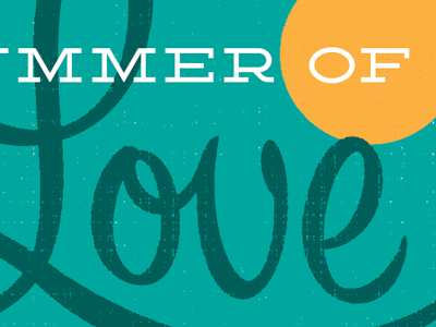 Summer Lovin' deming ep love sign painter summer