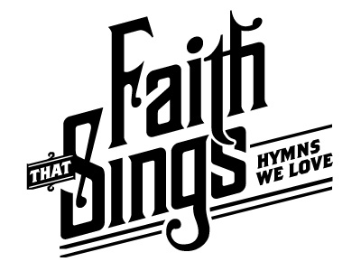 Hymns hymn logo typography wordmark