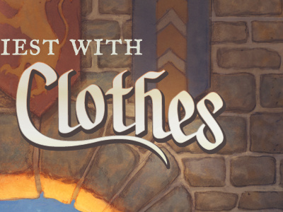 Clothes californian light childrens book illustration typography