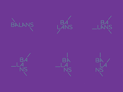 Balans brand identity logo