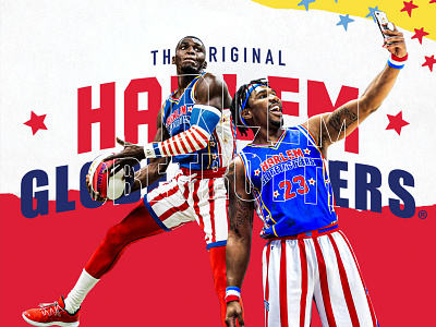 Harlem Globetrotters basketball branding design iowa photoshop vector
