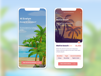 vacation app concept app appdesign design designer mobile app ui ui design uiux user interface ux