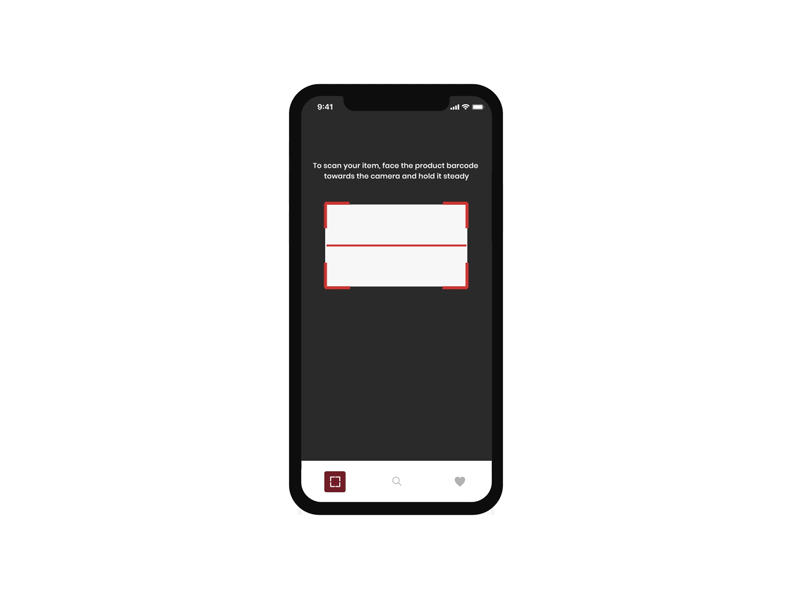 Barkode - Barcode Scanner App concept