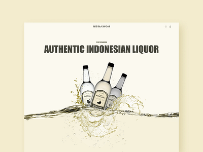 Liquor landing page exploration landing page ui ui design user interface website