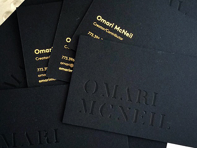 Omari Business Cards