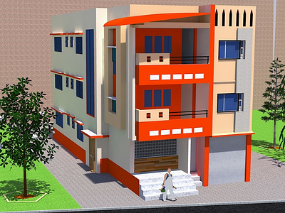 Casa India 5 3d art architechture art direction building design render rendering renderings sketchup