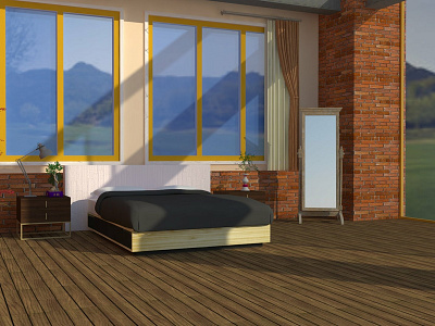 Pieza Ny Vaga 2 Con Mejor Textura De Piso 6 3d art art direction design interior design render rendering sketchup vray