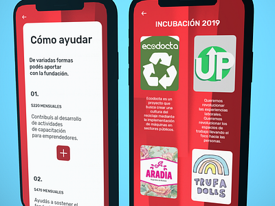 UI Design, Fundación Gen E app, Córdoba