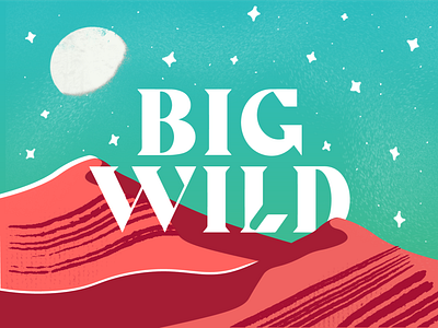 Big Wild Gig Poster Artwork