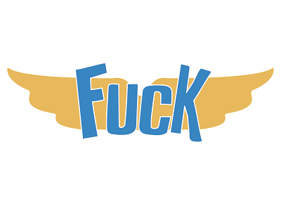 Flying Fuck branding design sketch vector