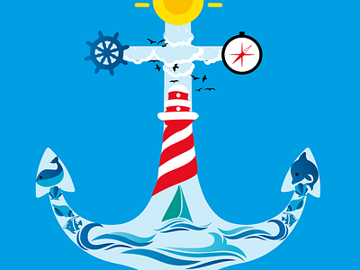 “Anchor of the sea “ adobe anchor art digital illustration illustrator sea