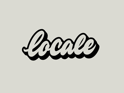 Locale - Script Wordmark