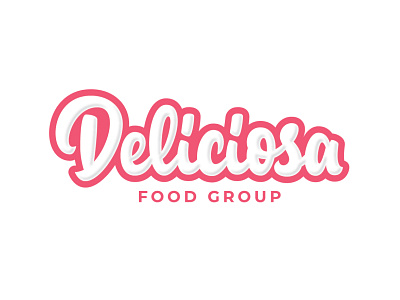 Deliciosa - Script Logotype branding brush script design food graphic design lettering logo logotype script type typography vector wordmark