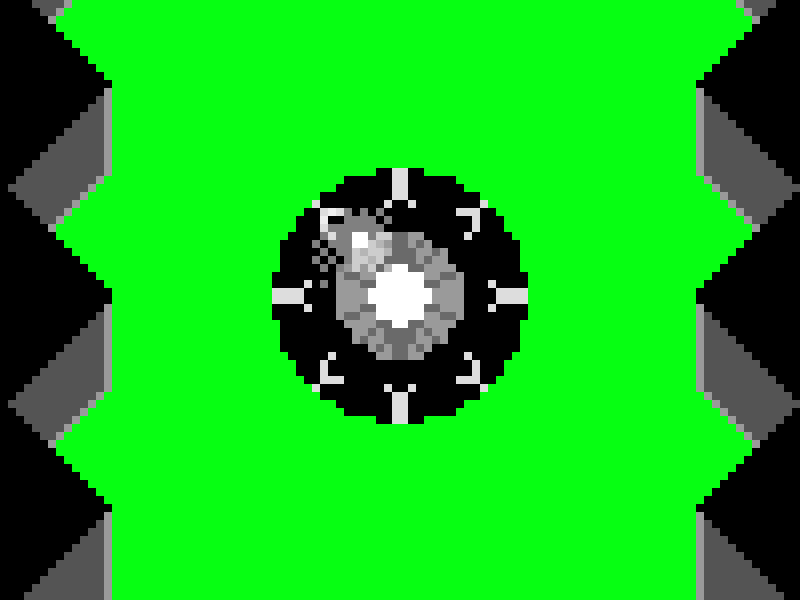 Eye Kid 90s andy gregg animation eye eyeball green illustration negative neon pixel pixel art super