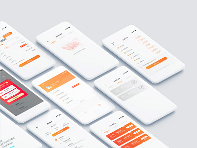 Finance app design ui