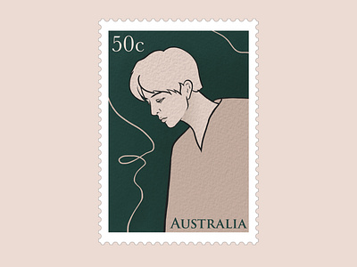 Long Distance Relationship Illustration Stamp