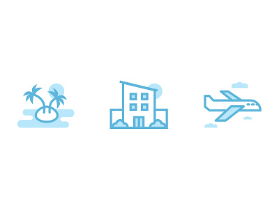 Simple Vacation Icons