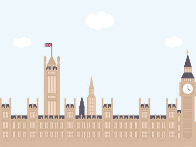 Palace Of Westminster by Paul Circle on Dribbble