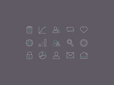 Minimal Line Icons (Version 2)